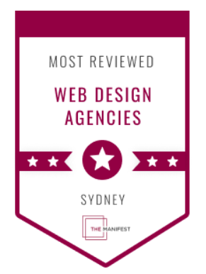 The Manifest's award for most reviewed web design agencies in Sydney