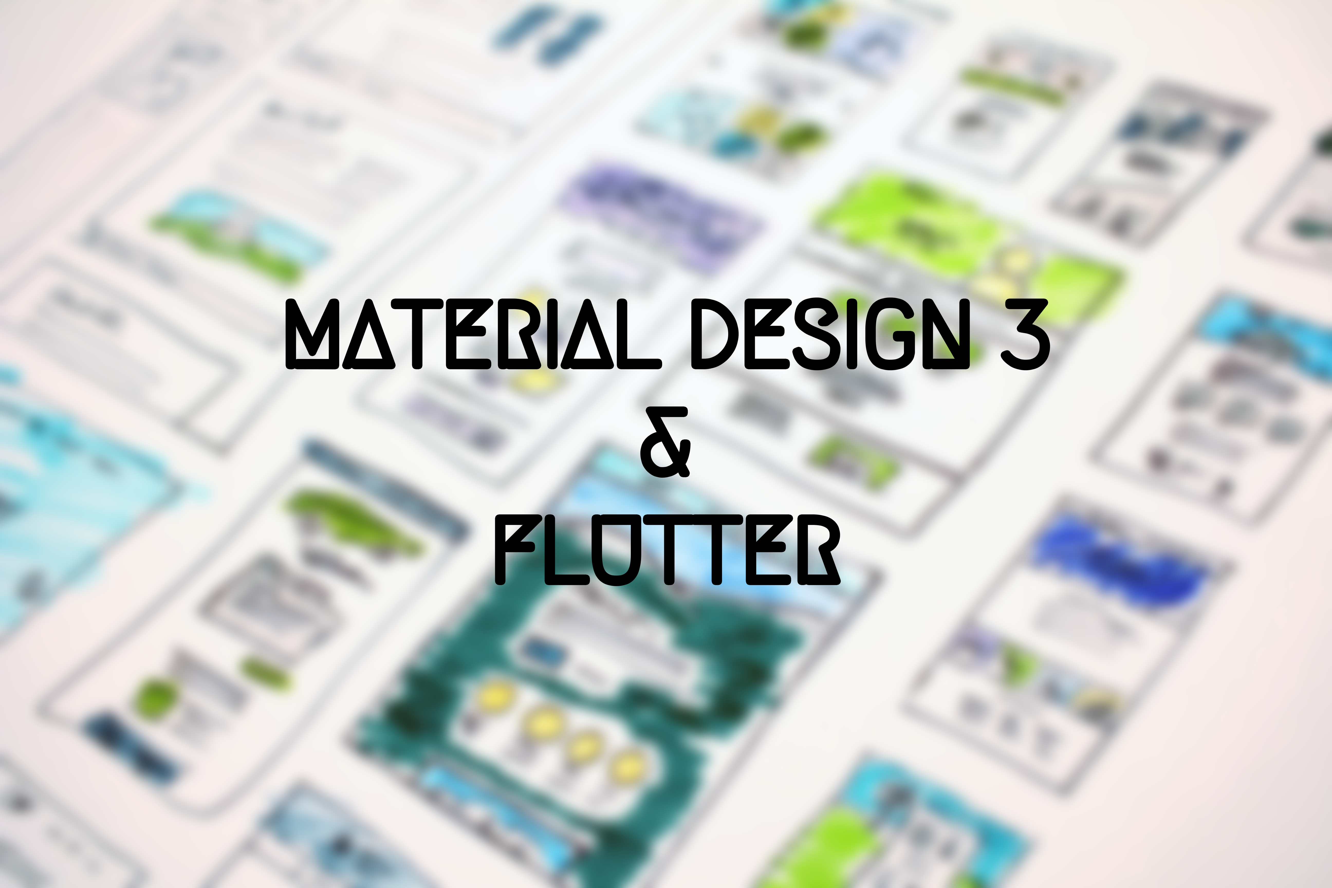 Design elements with Material design 3 & Flutter text