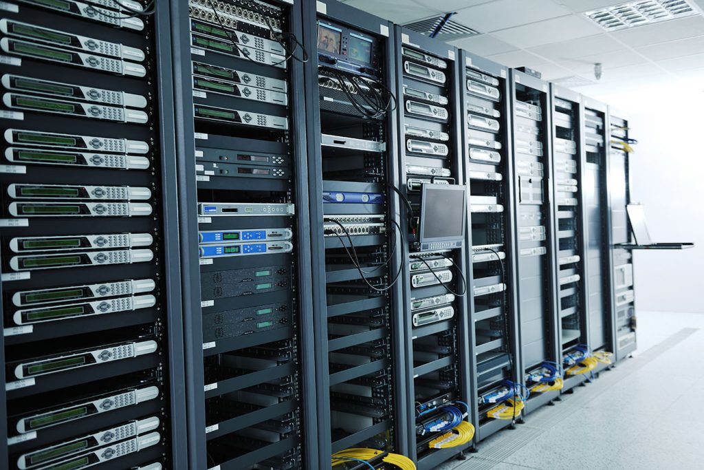 A server infrastructure as part of custom tech stacks
